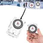 PATIKIL Orienteering Compass, Navigation Backpacking Compasses for Map