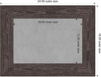 Amanti Art Black Framed Magnetic Board 18x24 Small Vision Board for use with Magnets, 100% Metal Sheet to Display Items as Office Decor or for Home Organization in mudroom, Kitchen or Kids Room