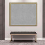 Amanti Art Silver Framed Magnetic Board 45x53 Oversize Vision Board for use with Magnets, 100% Metal Sheet to Display Items as Office Decor or for Home Organization in mudroom, Kitchen or Kids Room