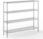Regal Altair 18" Deep x 72" Wide x 64" Height Wire Shelving Kit | 4-Tier | NSF Commercial Storage Rack Unit