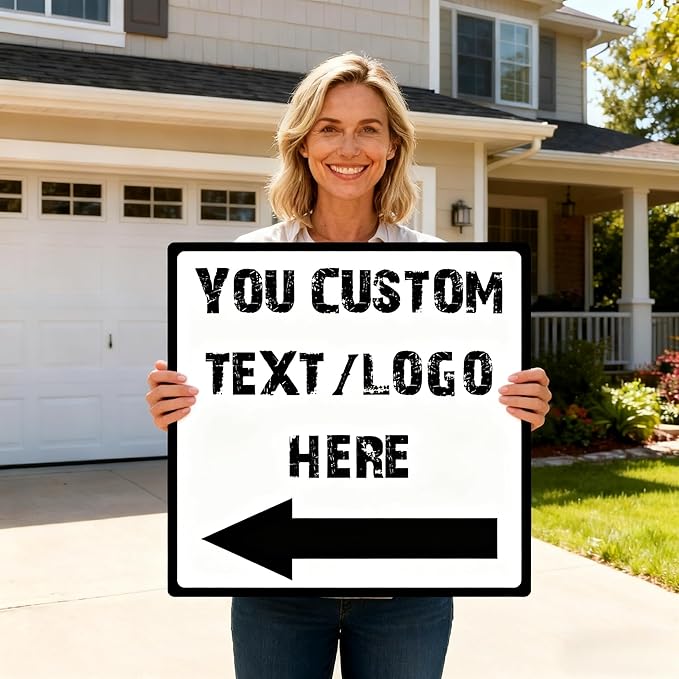 Custom Square Road Arrow Signs - 36 * 36 inches - Highly reflective, suitable for municipal roads and construction sites