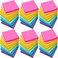 48 Pack 2400 Sheets Sticky Notes 3x3, 8 Colors Sticky Note Pads, Colored Sticky Notes Bulk Postits Notes for Office, School, and Home Supplies, 50 Sheets/pad