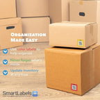 Smart Labels QR Code Stickers Pack of 48 (Original) Made in USA - QR Code Labels for Storage & Inventory Tracking, Storage Unit Organization, App Stickers for Inventory Organization & Moving Supplies
