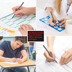 Taotree Journal Planner Pens, 24 Black Fine Point Pens, Ideal for Art, Crafts, Scrapbooks, School, Office, and More