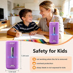AFMAT Electric Pencil Sharpener, Fully Automatic Pencil Sharpener, Auto in & Out, Rechargeable Hands-Free Sharpeners for Jumbo & Colored Pencils (6.5-12mm), Portable for Home/Classroom/Office PSC2