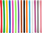 Rubber Bands Silicone 15 Pcs 5.5inch Elastic Bands for Notebook Books Cooking Wrapping Rubber Bands Boxes Wraps Office Supplies