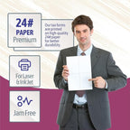 NextDayLabels - W-2 4-Up Employee Tax Forms, Instructions on Back" for 2025, for Laser/Inkjet Printer. Compatible with QuickBooks and Accounting Software ETC. (Pack of 50 Sheets & Envelopes)