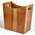 Tenavo 3 Gallons Wooden Bin Wastebasket, Small Trash Can, Decorative Bathroom Trash Can, Waste Basket for Bedroom, Office Garbage Can, Wood Bathroom Accessories