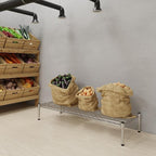 Regal Altair 18''W x 48''L x 8''H Chrome Plated Wire Dunnage Rack | Off The Floor Storage