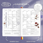 Undated Luxurious Weekly & Monthly Planner to Increase Productivity Hit Your Goals, Organizer Notebook Gratitude Journal Time Management Start Anytime, A5, Lasts 1 Year