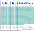 Guest Check Books 6 Pack, Guest Checks for Servers, Server Note Pads, Waitress Accessories Writing Pad, Thick Server Paper with Guest Receipts, Restaurant Supplies Order Pad Total 300 Sheets