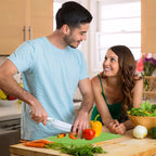 ZVP Plastic Cutting Boards for Kitchen, Flexible Cutting Mats, Gradient Green Chopping Boards with Food Icon, Non-Slip, Non Porous, BPA Free, Dishwasher Safe