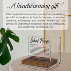 School Nurse Gifts, Thank You Appreciation Gifts for School Health Professionals Week Graduation Birthday Christmas Education Support Nurse Office Desk Decor Decorative Signs Plaque PA010