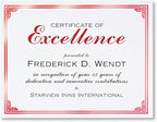PaperDirect Red on White Classic Specialty Certificates, 8½ x11, Foil Accents, 50 Count, Certificates And Awards Paper, For School, Work, Diplomas & Award Certificates