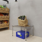 Regal Altair 21''W x 24''L x 14''H Chrome Plated Wire Dunnage Rack | Off The Floor Storage