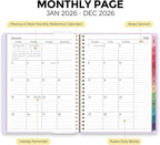 2026 Planner, Weekly and Monthly Planner, January 2026 - December 2026, Hardcover Agenda Planner with Monthly Tabs, Goal Setting & Time Management Organizer for Professionals & Students, 8.5" x 11"