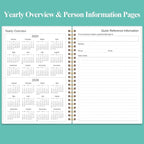 Inventory & Sales Log Book for Small Business – Inventory Ledger Book, Inventory Notebook, Order Tracker for Purchases, Sales & Reorders, 5.8" x 8.5", Teal Floral
