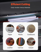 VEVOR Paper Cutter Blade, Heavy Duty Steel Blade Replacement Suitable for Professional Cutter G450VS+, Paper Trimmer Machine Spare Blade,503 x 43 x 6 mm