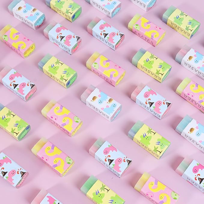 35PCS Cute Animal Erasers for Kids, Count Bulk Pack, Assorted Designs, Back to School Supplies