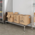 Regal Altair 24" Deep x 48" Wide x 8" Height Wire Shelving Kit | 1-Tier | NSF Commercial Storage Rack Unit