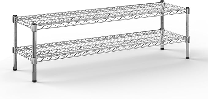 Regal Altair 14" Deep x 48" Wide x 14" Height Wire Shelving Kit | 2-Tier | NSF Commercial Storage Rack Unit