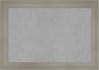 Amanti Art Grey Framed Magnetic Board 20x28 Medium Vision Board for use with Magnets, 100% Metal Sheet to Display Items as Office Decor or for Home Organization in mudroom, Kitchen or Kids Room