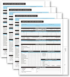 FENTASY Employee Record Folders - Confidential, High-Capacity, and Durable - Preprinted Pack of 25