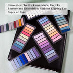 ELII 800pcs Books Tabs for Annotating,Sticky Tabs Clear Sticky Notes,Page Markers for Notebooks, Multi-Colored Writable and Repositionable Book Flags