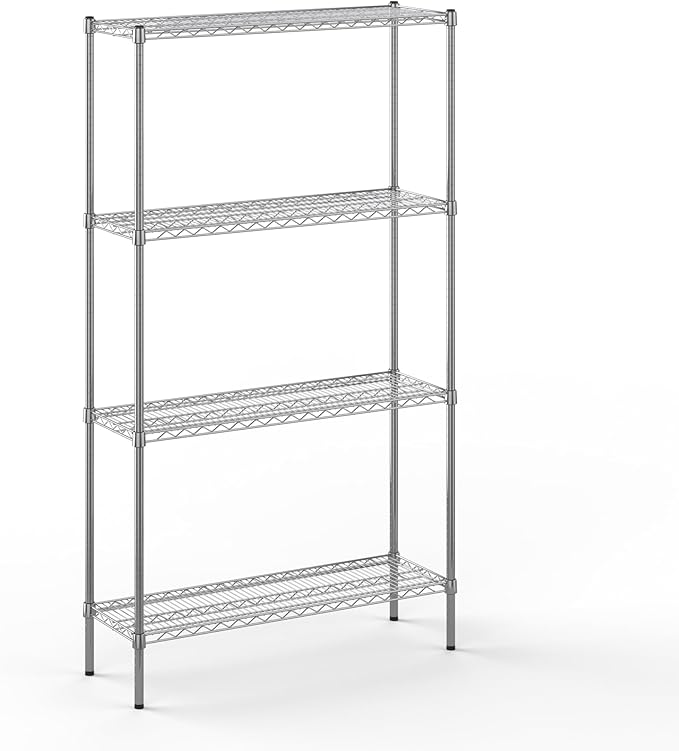 Regal Altair 14" Deep x 42" Wide x 74" Height Wire Shelving Kit | 4-Tier | NSF Commercial Storage Rack Unit