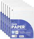 Loose Leaf Paper College Ruled Notebook Paper College Ruled Lined Writing Filler Paper 10.5” x 8” 900 Sheets 150 Sheets Per Pack 60 gsm (6 Pack)