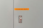 Brady Authentic (M21-375-595-OR) All-Weather Vinyl Label for Indoor/Outdoor ID, Lab and Equipment Labeling, Black on Orange- For M210, M210-LAB, M211, BMP21-PLUS and BMP21-LAB Printers, .375" W, 21' L