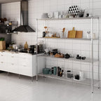 Regal Altair 18" Deep x 72" Wide x 74" Height Wire Shelving Kit | 4-Tier | NSF Commercial Storage Rack Unit