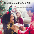TRZLIFE Desk Vacuum Cleaner, Upgraded Mini Desktop Vacuum AA Battery More Durable Desk Accessory Sucks up Tiny Items and Crumbs from Desktop Drawer Countertop Ideal as a Valentine's Day Gift