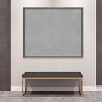 Amanti Art Grey Framed Magnetic Board 42x50 Oversize Vision Board for use with Magnets, 100% Metal Sheet to Display Items as Office Decor or for Home Organization in mudroom, Kitchen or Kids Room