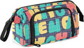 Bolaz Big Capacity Pencil Pen Case Pouch Bag School College Office Organizer for Teens Girls Adults Student-Word
