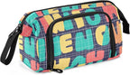 Bolaz Big Capacity Pencil Pen Case Pouch Bag School College Office Organizer for Teens Girls Adults Student-Word