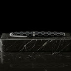Webson Gill ‘The Weaver’ Black Luxury Executive Fountain Pen, Polished Lacquer & Chrome, Medium Nib, Smudge Free No Bleed, Use Any Fountain Ink w/Included Converter, Fits Cartridges (sold separately)