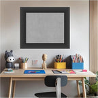 Amanti Art Black Framed Magnetic Board 21x25 Small Vision Board for use with Magnets, 100% Metal Sheet to Display Items as Office Decor or for Home Organization in mudroom, Kitchen or Kids Room