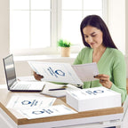 Engrowtic 100 Pcs Income Tax Return Envelope for Tax Preparers 9 x 12 Inches Open End Security Envelopes for Office Business Legal Documents Catalog Paper Mailing, White