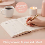 3-Month Productivity & Goal Planner 2026 - Undated Daily Monthly Weekly Planner for Women, Habit Tracker, Time Management & Mindfulness Journal, A5 To Do List Organizer