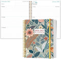 2026-2027 Planner - 18 Months Weekly & Monthly Planner from January 2026 - June 2027, Planners 2026-2027 with Elastic Closure, Inner Pocket, 8.5" x 11", Flower-A