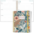 2026-2027 Planner - 18 Months Weekly & Monthly Planner from January 2026 - June 2027, Planners 2026-2027 with Elastic Closure, Inner Pocket, 8.5" x 11", Flower-A