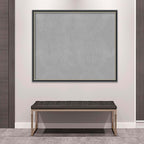 Amanti Art Black Framed Magnetic Board 43x51 Oversize Vision Board for use with Magnets, 100% Metal Sheet to Display Items as Office Decor or for Home Organization in mudroom, Kitchen or Kids Room