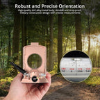 Anbte Compass Hiking Survival, IP65 Waterproof Metal Compass with Sighting Clinometer and Carry Bag, Multifunctional, Professional, for Camping Hunting Hiking Navigation
