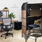 Provour Work Booth, Private Workstation, Room Divider, Office Pod, Partition, Acoustic Booth, Office Desk, Office Room, Private Cubicle, Made in Taiwan