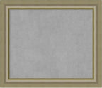Amanti Art Silver Framed Magnetic Board 25x29 Medium Vision Board for use with Magnets, 100% Metal Sheet to Display Items as Office Decor or for Home Organization in mudroom, Kitchen or Kids Room