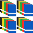 Cholemy 30 Pcs 30 Pcs Spiral Steno Pads 6 x 9 Inches 120 Pages Spiral Notepads Steno Books Ringed Paper Ruled Paper Assorted Color Notebook for Office School Supplies (Multicolor)