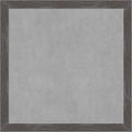 Amanti Art Grey Framed Magnetic Board 27x27 Medium Vision Board for use with Magnets, 100% Metal Sheet to Display Items as Office Decor or for Home Organization in mudroom, Kitchen or Kids Room