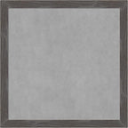 Amanti Art Grey Framed Magnetic Board 27x27 Medium Vision Board for use with Magnets, 100% Metal Sheet to Display Items as Office Decor or for Home Organization in mudroom, Kitchen or Kids Room