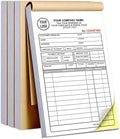 Custom Invoice Book with Logo 100 Set Personalized Receipt Books Customized Invoices for Small Business 2 - Parts Carbonless Duplicate Invoice Forms NCR Books